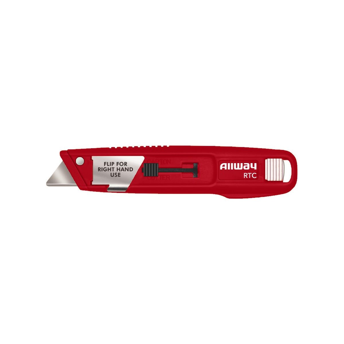 Allway RTC Retractable Carton Cutter w/Left & Right Thumb Guards