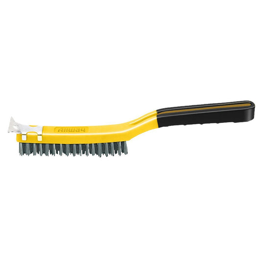 Allway SB319/SS 3 x 19 Soft-Grip Stainless-Steel Wire Brush