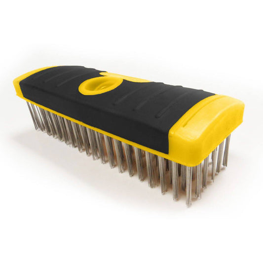 Allway SB619/SS 6×19 Soft-Grip Stainless-Steel Wire Brush