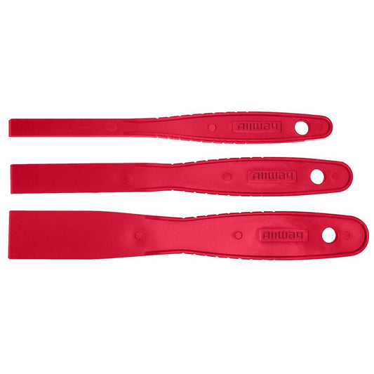 Allway SD3 3-Piece Celcon Putty Knife Set, 3/8", 5/8", 1"