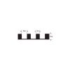 Allway SNTS2 5/16" x 5/16" x 1/4" Soft-Grip Square-Notch Trowel