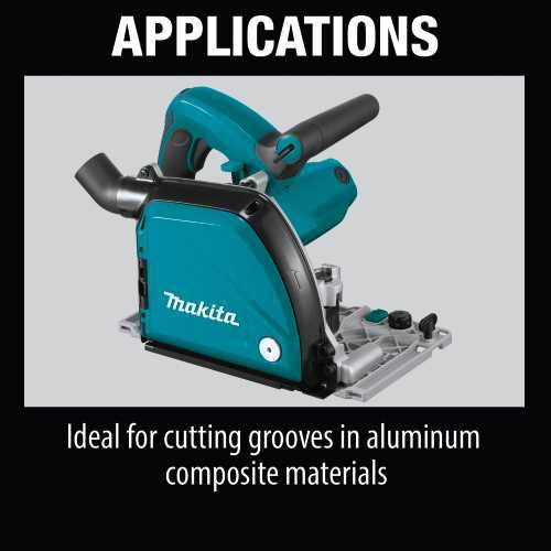 Makita CA5000X 4‑5/8" Aluminum Groove Cutter
