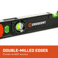 Lufkin CBOXL24 24" NITE EYE™ Aluminum Box Beam Level