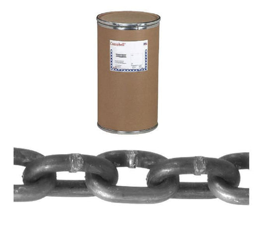Campbell T0120202 1/8" Grade 30 Proof Coil Chain, Self Colored, 1,000' per Drum
