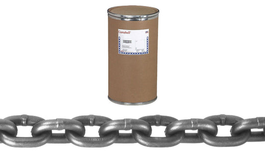 Campbell T0405812 7/8" Grade 100 Cam-Alloy® Chain, Bright, 100' per Drum