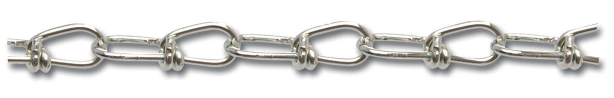 Campbell T0762024N 2/0 Special Double Loop Well (Inco) Chain, Zinc Plated, 250' per Carton