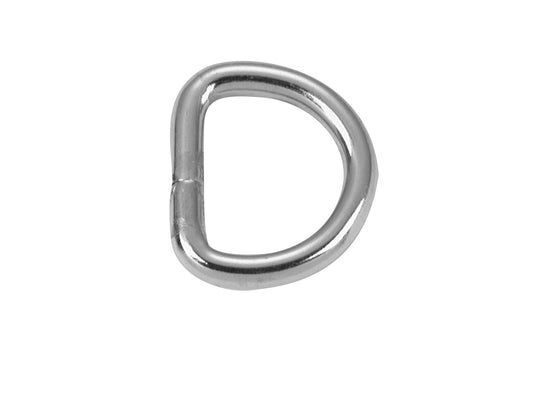 Campbell T7662342 1-1/4" Welded Dee, Nickel Finish, #3250