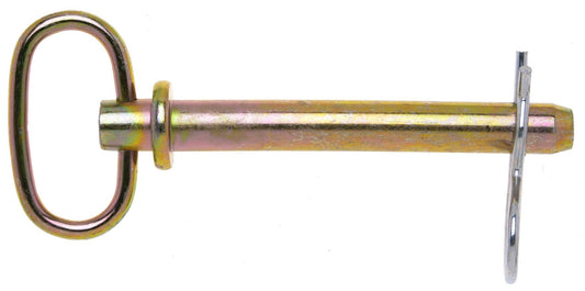 Campbell T3899733 3/8" x 3" Hitch Pin w/Clip, Yellow Chromate