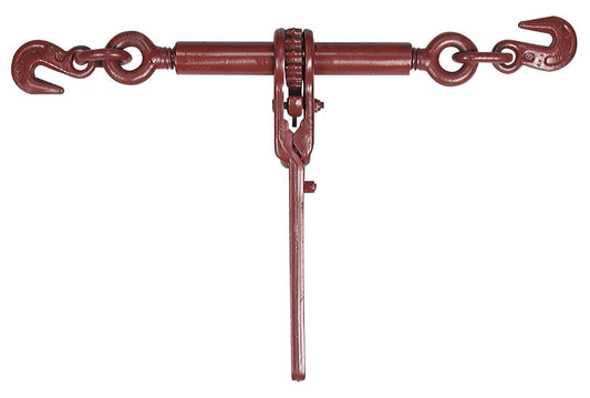 Campbell 6207504 5/16" - 3/8" Load Binder, Ratchet Type, Painted Red, Imported