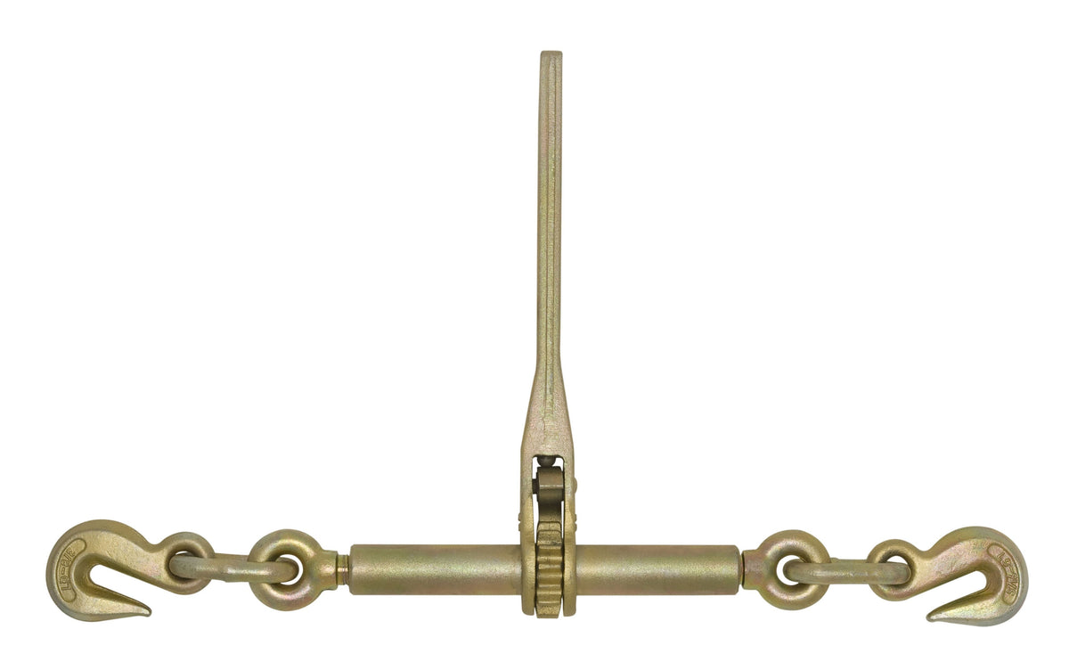 Campbell 6207506 5/16" - 3/8" Grade 70 Load Binder, Ratchet Type, Yellow Chromate