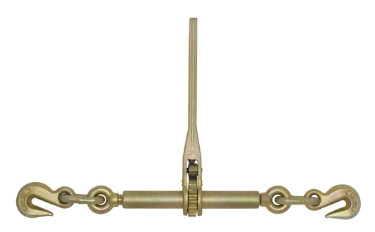 Campbell 6207506 5/16" - 3/8" Grade 70 Load Binder, Ratchet Type, Yellow Chromate