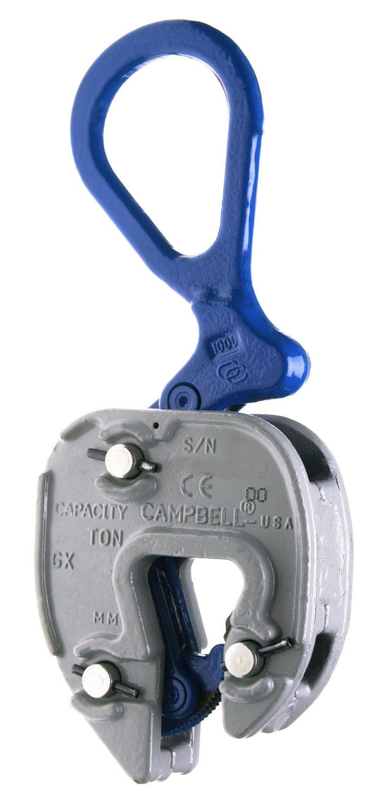 Campbell 6423000 GX Plate Clamp, 1/16"- 5/8" Grip, 1/2 ton WLL