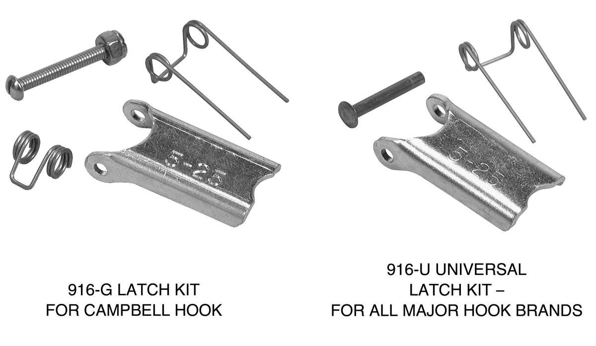 Campbell 3991406 Universal Replacement Latch Kit, For Hook Sizes 9-29 (1/2")