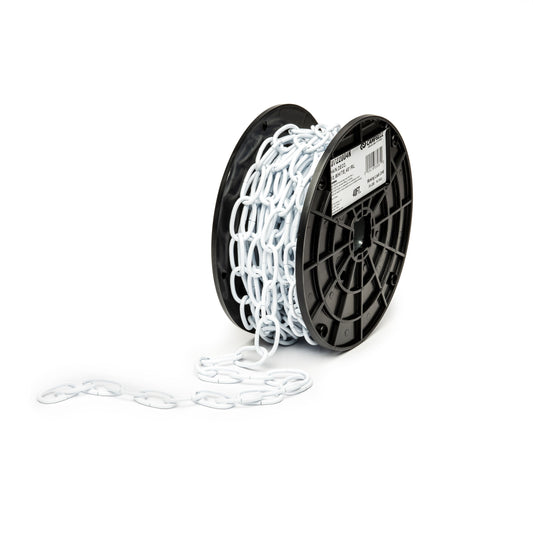 Campbell T0722004N #10 Decorator Chain, White, 40' per Reel