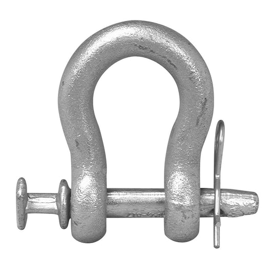 Campbell T3899916 7/8" Straight Clevis, Long Body, Forged, Electro-Galvanized