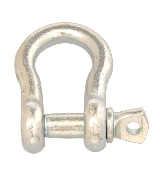 Campbell T9600435 1/4" Anchor Shackle, Screw Pin, Zinc Plated