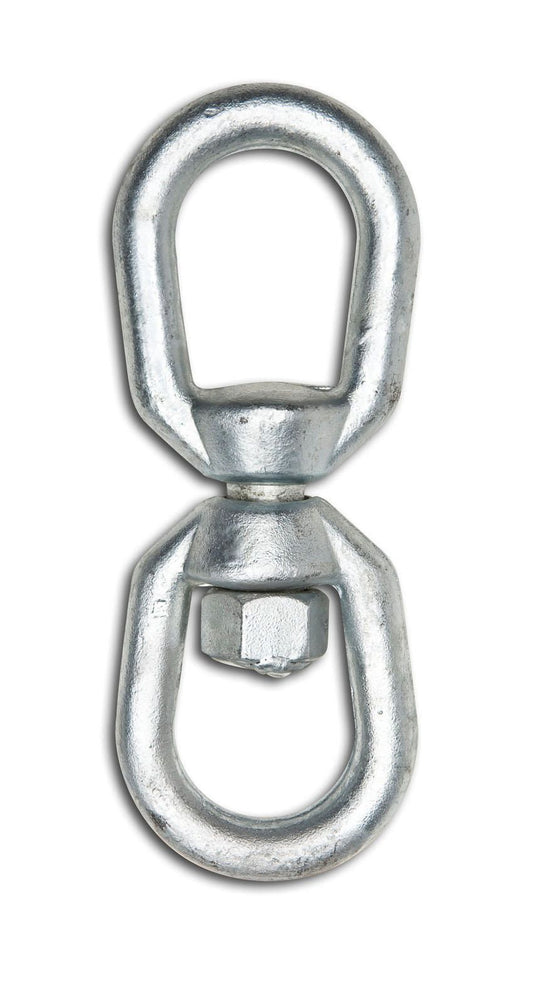 Campbell T9630335 3/16" Eye & Eye Swivel, Forged, Galvanized