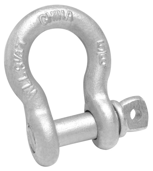 Campbell T9640635 3/8" Anchor Shackle, Screw Pin, Hot Galvanized