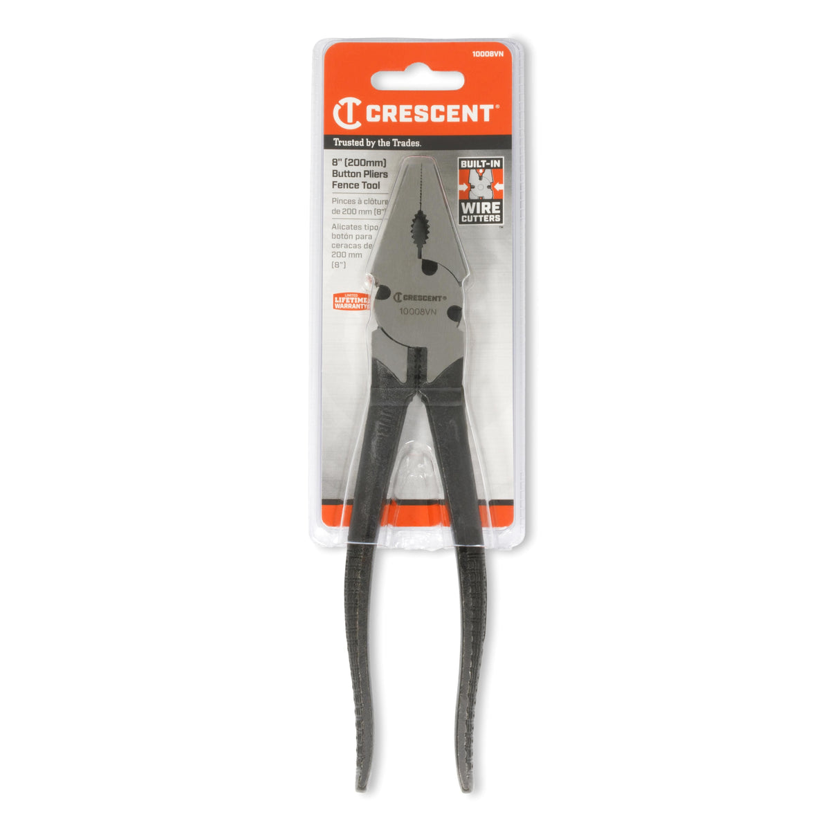 Crescent 10008VN-05 8" Button Fence Tool Pliers
