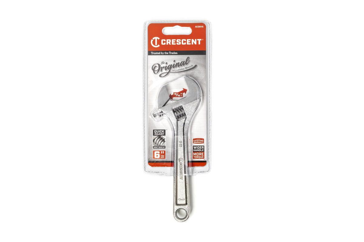 Crescent AC26VS 6" Adjustable Wrench - Carded