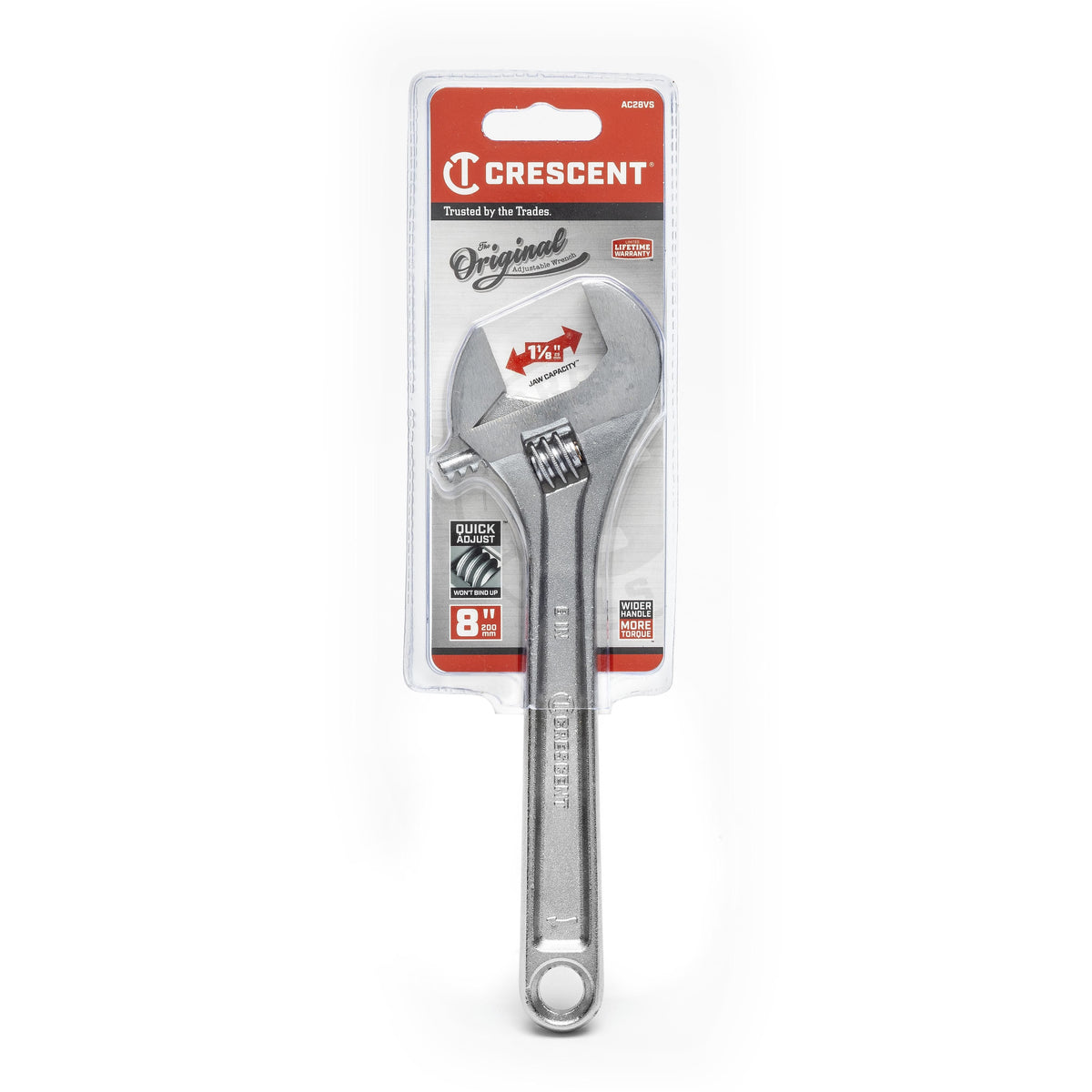 Crescent AC28VS 8" Adjustable Wrench - Carded
