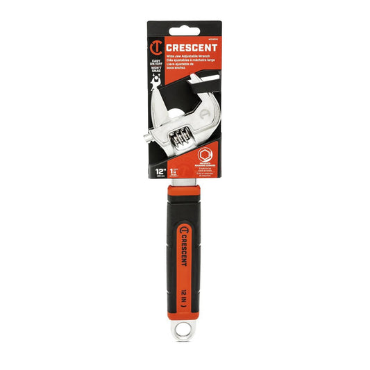 Crescent AC312CVS 12" Adjustable Wrench with Quick-Fit-Jaw