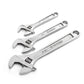Crescent AC3PC 3 Piece Adjustable Wrench Set 6", 8" & 10"