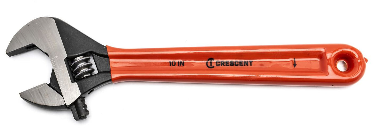 Crescent AT2610CVS 2 Piece Adjustable Black Oxide Cushion Grip Wrench Set 6" & 10"