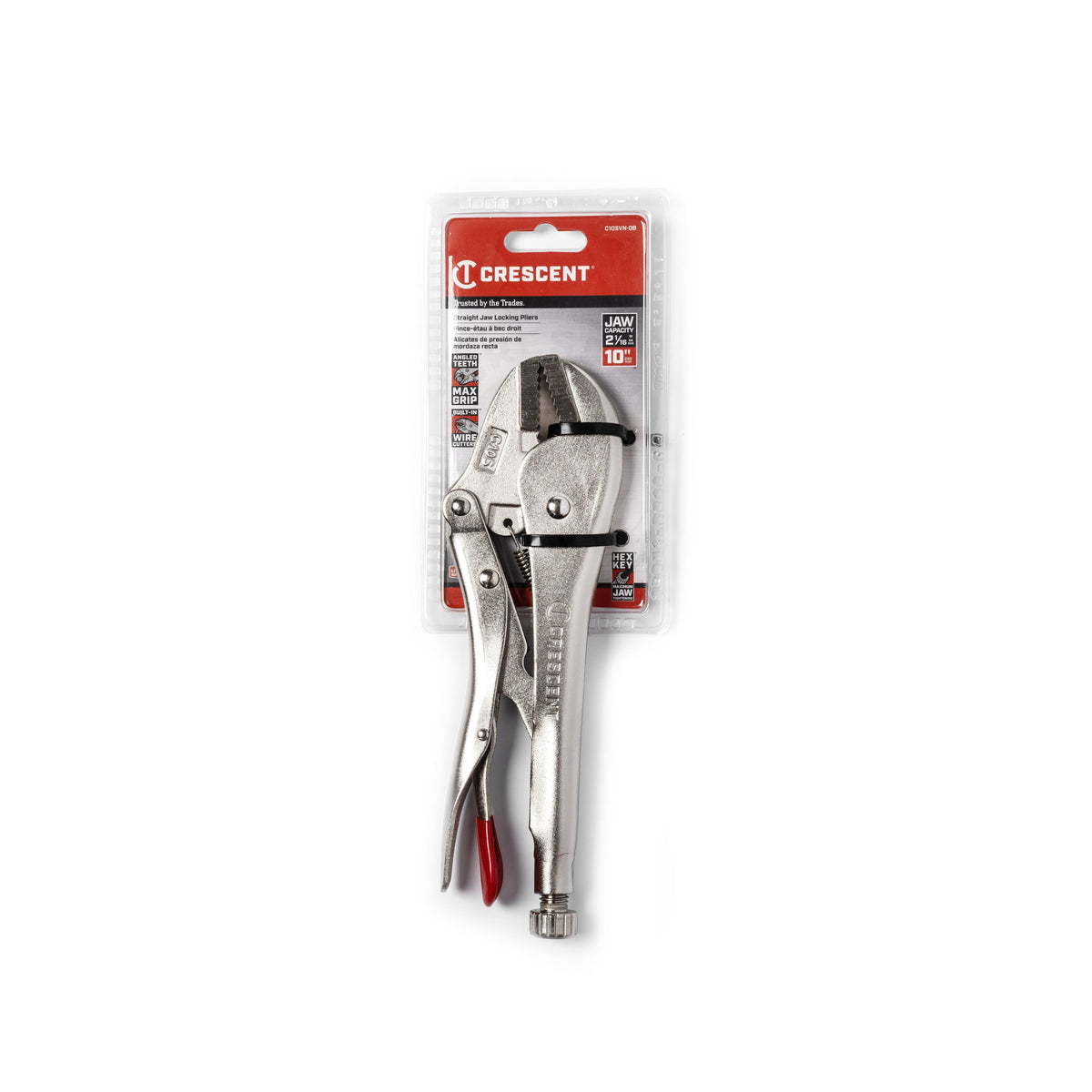 Crescent C10SVN-08 10" Straight Jaw Locking Pliers