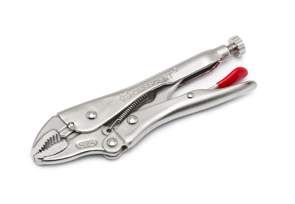 Crescent C7CVN-08 7" Curved Jaw Locking Pliers with Wire Cutter