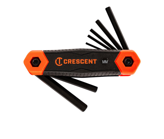 Crescent CHK3PC 3 Piece Folding SAE/Metric/Torx® Dual Material Key Set