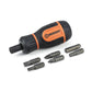Crescent CMBS61R 6-in-1 Stubby Ratcheting Multi-Bit Driver