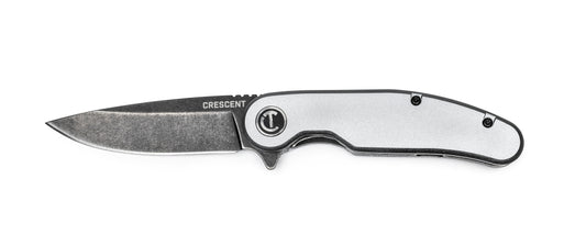 Crescent CPK325A 3-1/4" Drop Point Aluminum Handle Pocket Knife