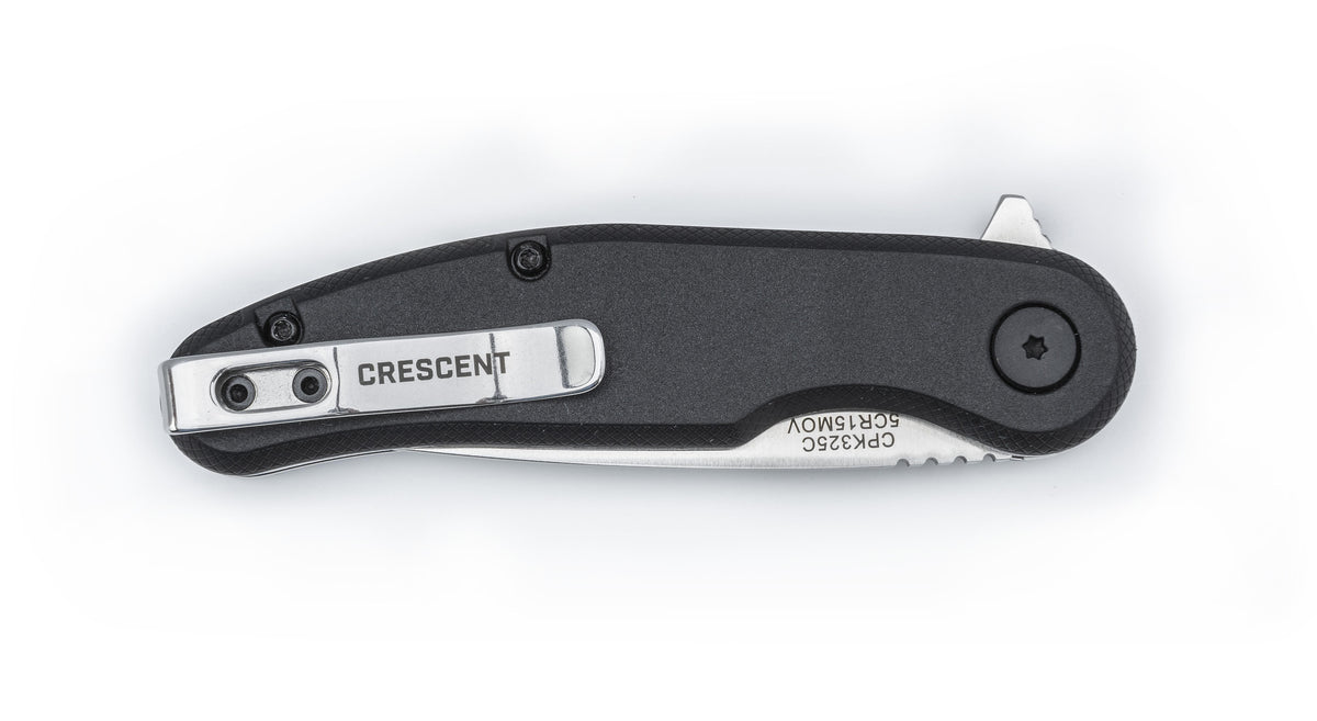 Crescent CPK325C 3-1/4" Drop Point Composite Handle Pocket Knife