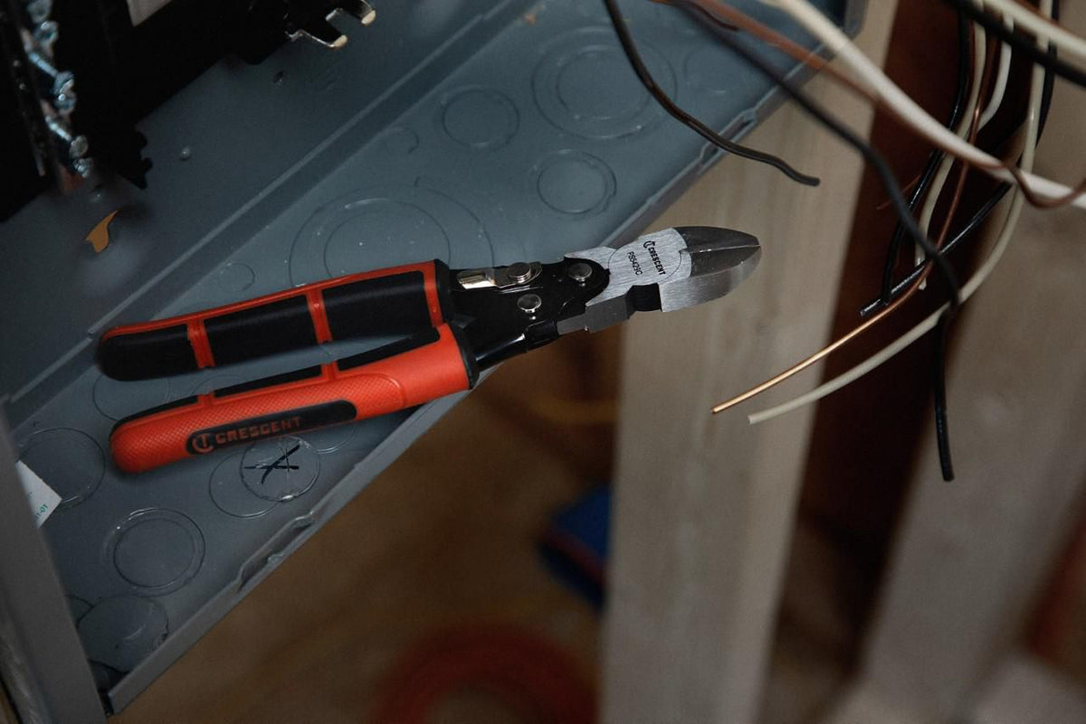 Crescent PS5429C 8" Pro Series Dual Material Diagonal Compound Action Cutting Pliers