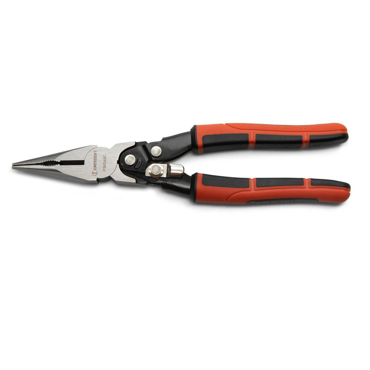 Crescent PS6549C 9" Pro Series Dual Material Long Nose Compound Action Cutting Pliers