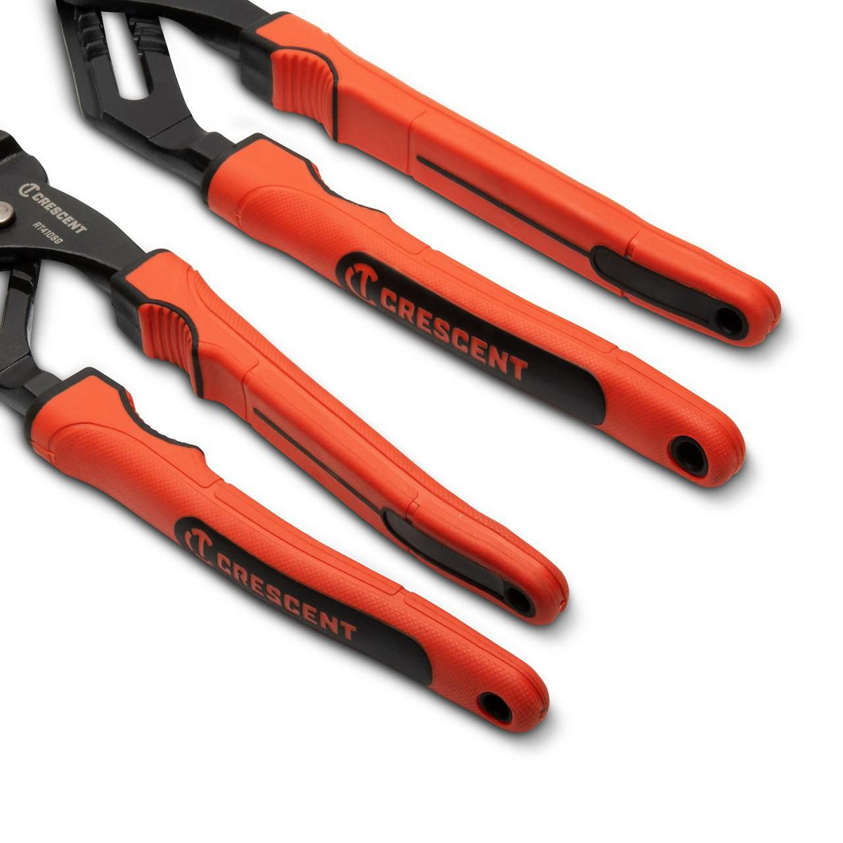 Crescent RT400SGSET2R-05 2 Piece Grip Zone™ V-Jaw Tongue & Groove Plier Set with Dual Material Rawhide Handle