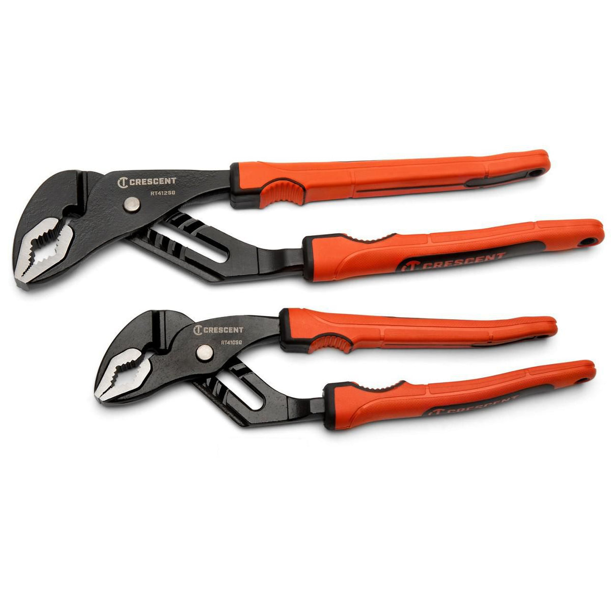 Crescent RT400SGSET2R-05 2 Piece Grip Zone™ V-Jaw Tongue & Groove Plier Set with Dual Material Rawhide Handle