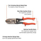 Wiss WC5SN 9-3/4" 5-Blade Hand Crimper