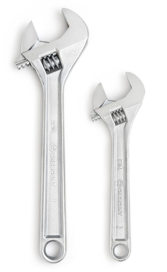 Crescent AC2812VS 2 Piece Adjustable Wrench Set 8" & 12"