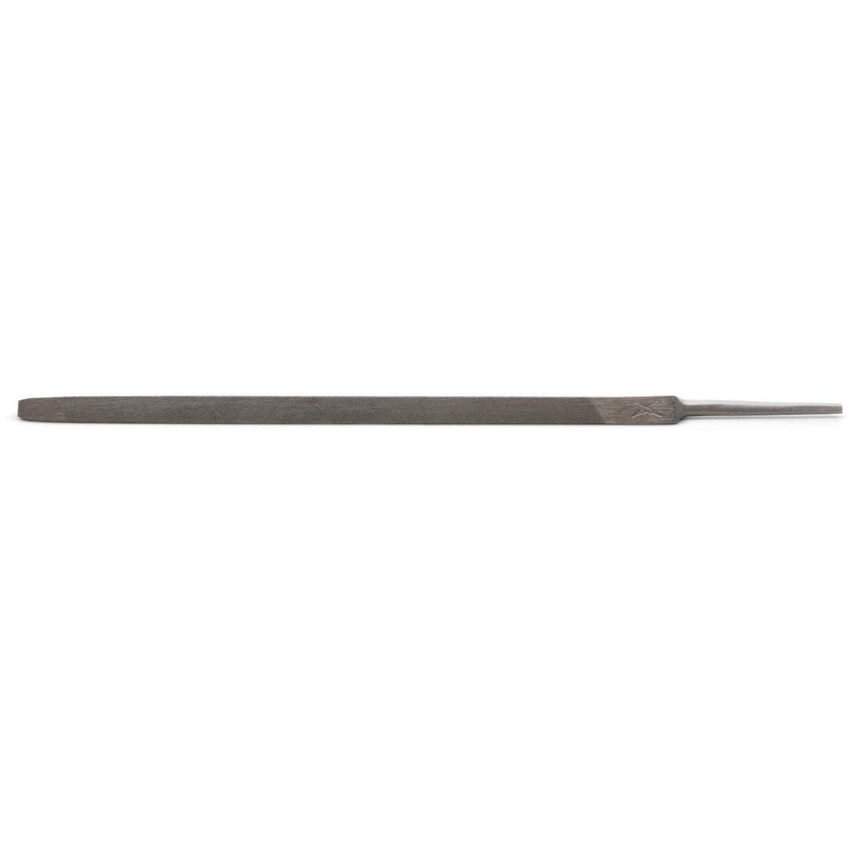 Nicholson 21874NNB 6" Triangle Single Cut Double Extra Slim Taper File - Carded
