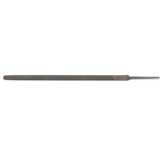 Nicholson 21874NNB 6" Triangle Single Cut Double Extra Slim Taper File - Carded