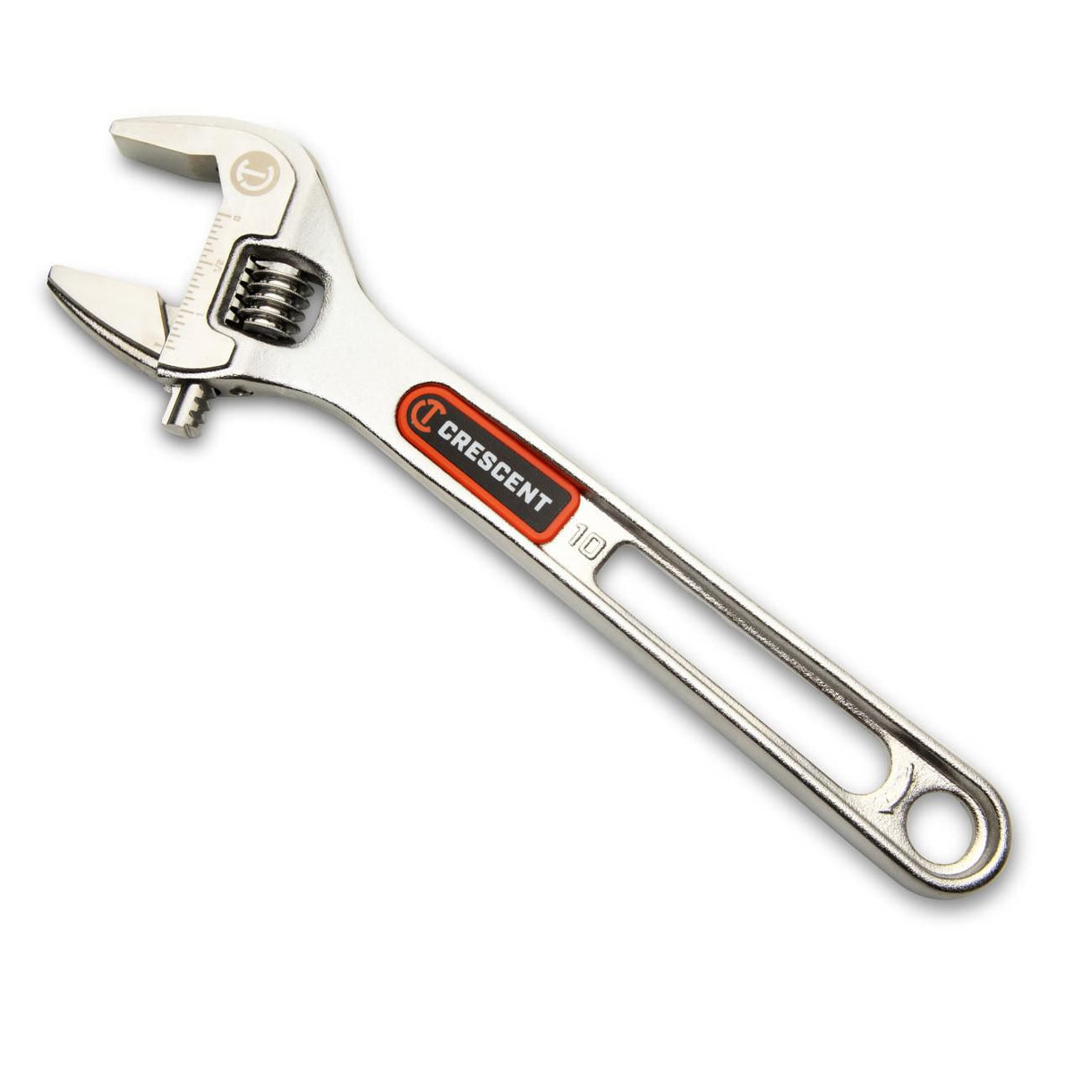 Crescent AC310VS 10" Chrome Adjustable Wrench with Quick-Fit-Jaw