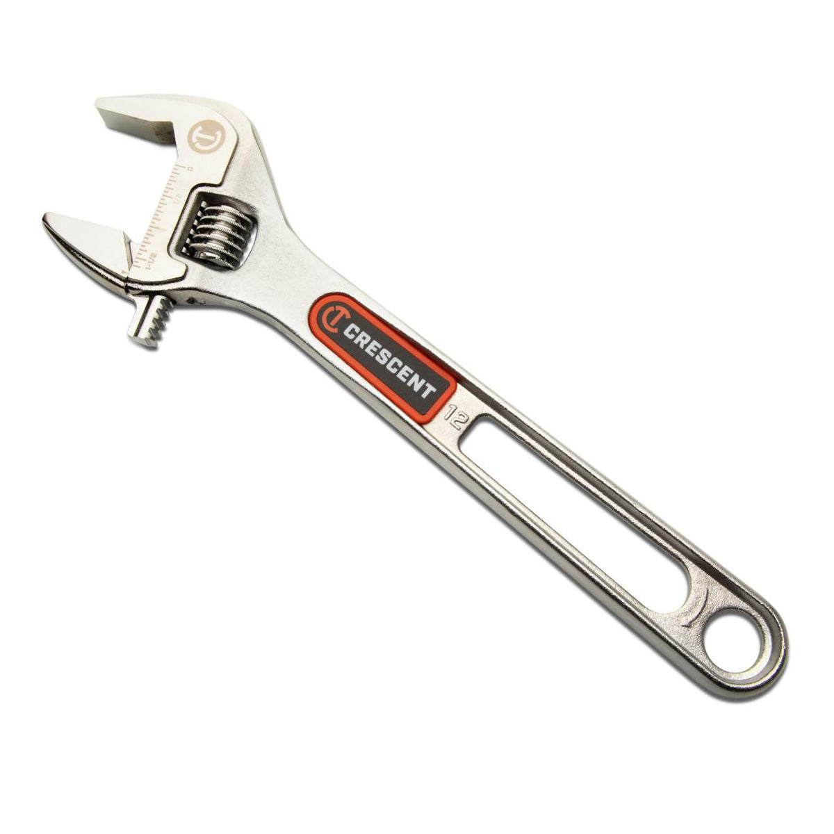 Crescent AC312VS 12" Chrome Adjustable Wrench with Quick-Fit-Jaw