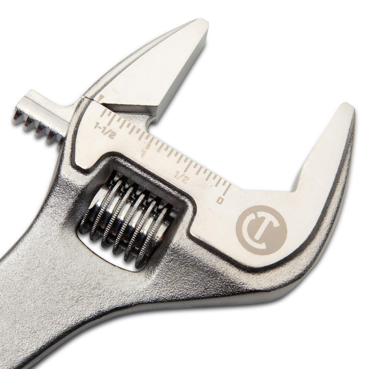 Crescent AC312VS 12" Chrome Adjustable Wrench with Quick-Fit-Jaw