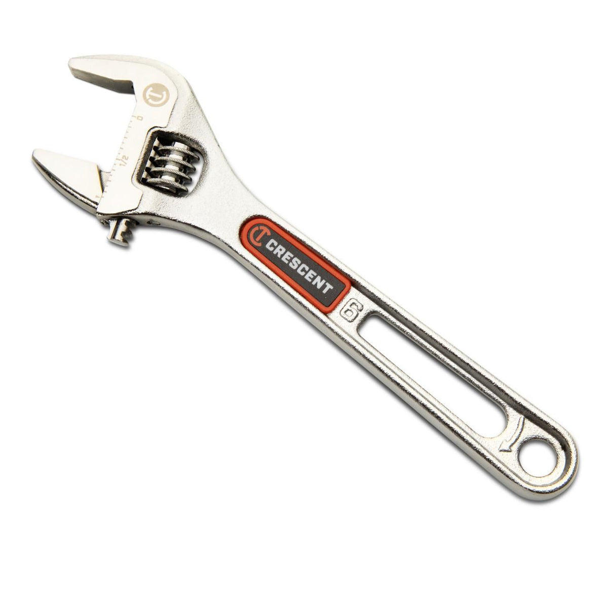Crescent AC36VS 6" Chrome Adjustable Wrench with Quick-Fit-Jaw