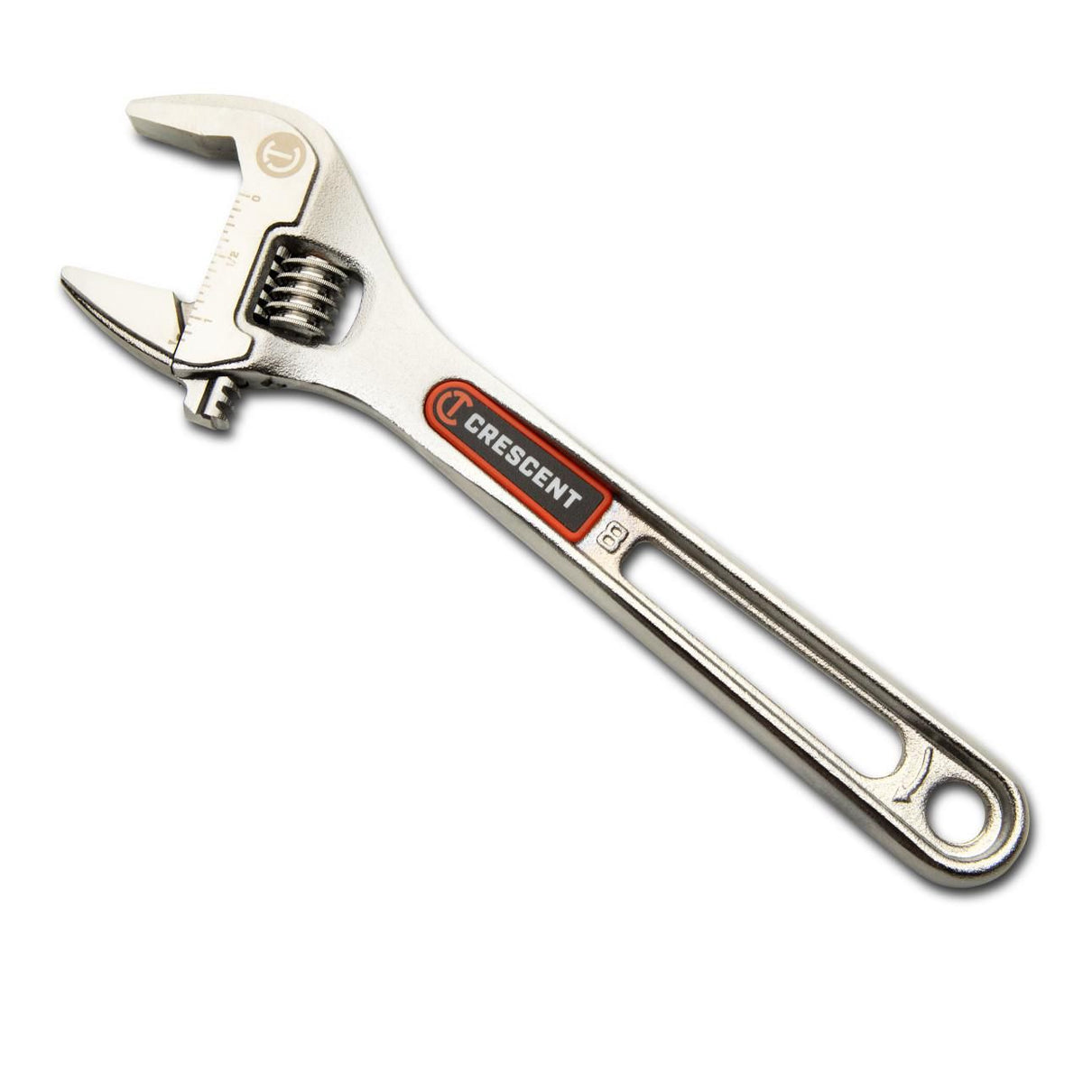 Crescent AC38VS 8" Chrome Adjustable Wrench with Quick-Fit-Jaw