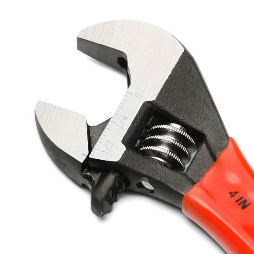 Crescent AT24CVS 4" Black Oxide Adjustable Wrench with Cushion Grip
