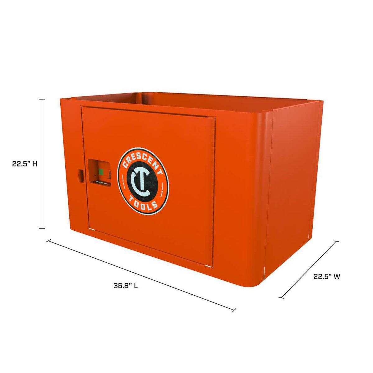 Crescent IUC1DLCRM RAILWORKS Single Door Steel Security Panel Lockable Storage