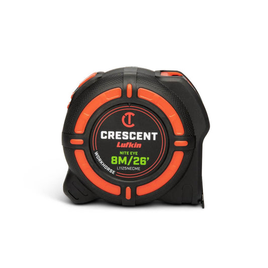 Lufkin L1125NE 1-1/4" x 25' WORKHORSE NITE EYE™ Tape Measure